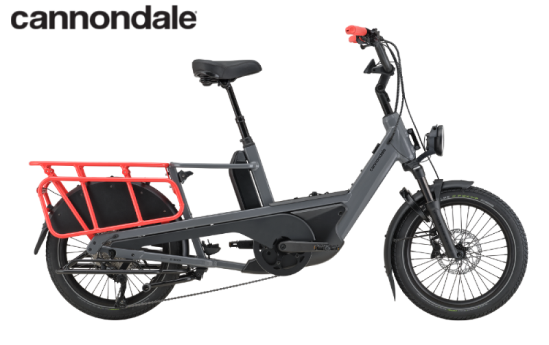 image d'un vélo électrique cannondale cargowagen 2 de côté